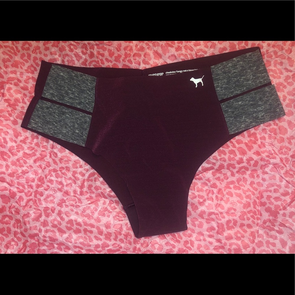 NWT PINK Victoria Secret Cheekster Panties SMALL